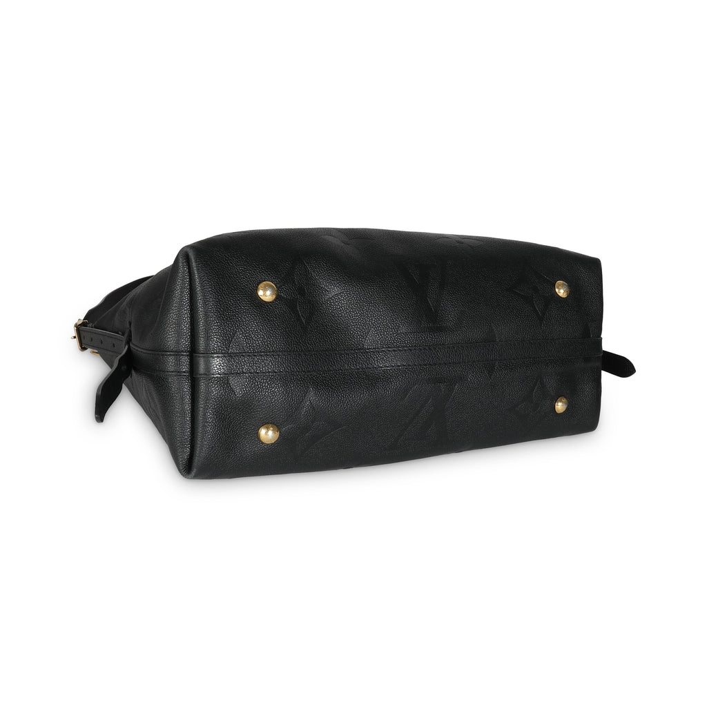 Louis Vuitton Black Giant Monogram Empreinte Carryall MM