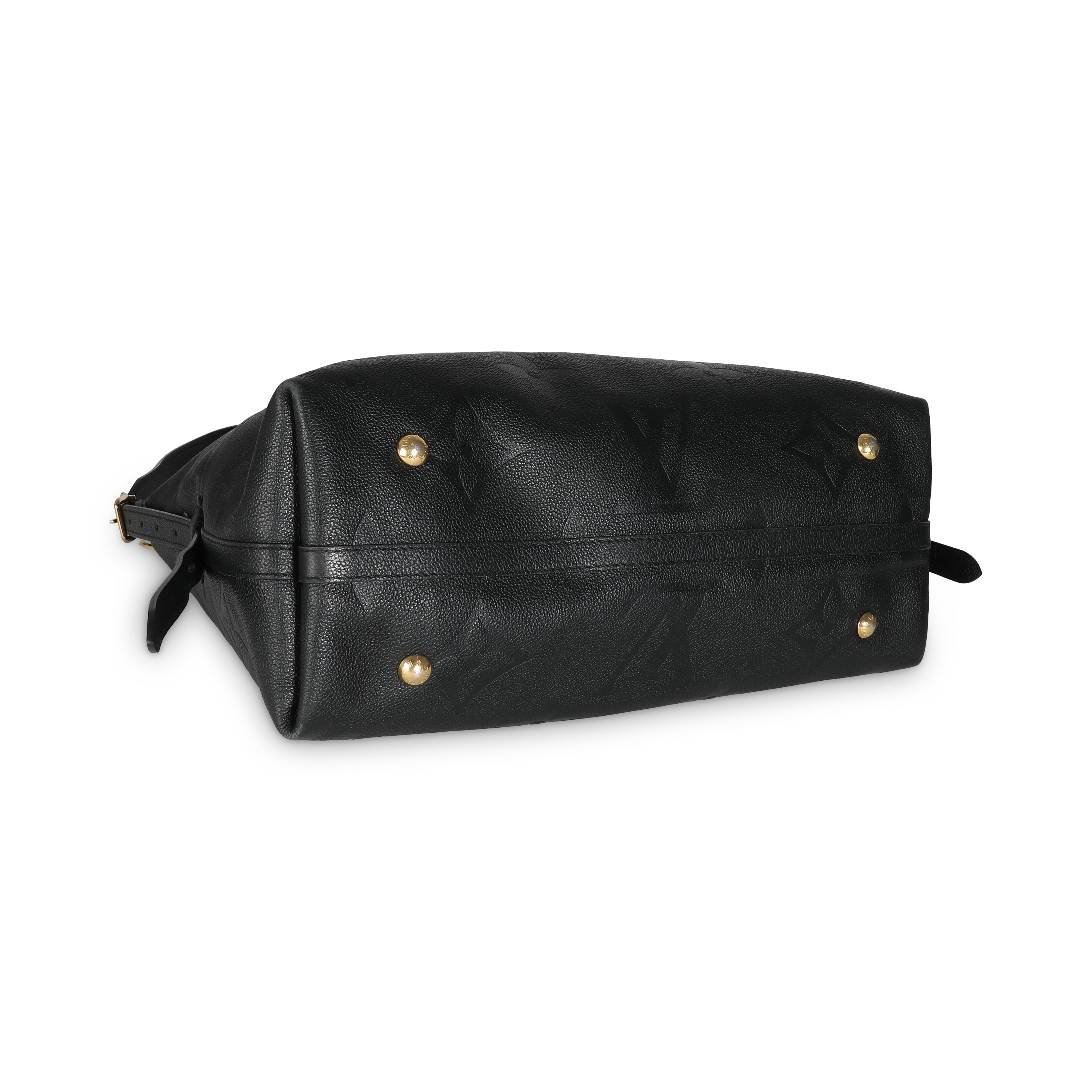Louis Vuitton Black Giant Monogram Empreinte Carryall MM