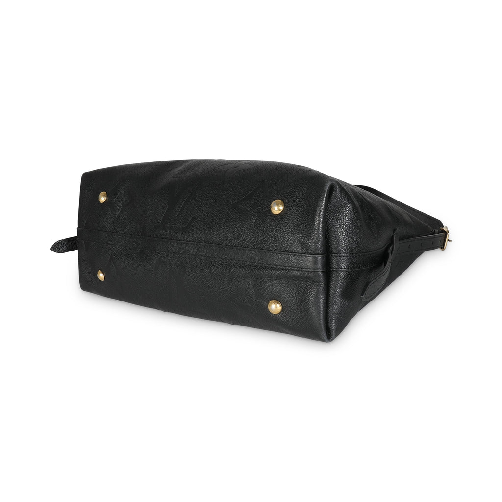 Louis Vuitton Black Giant Monogram Empreinte Carryall MM