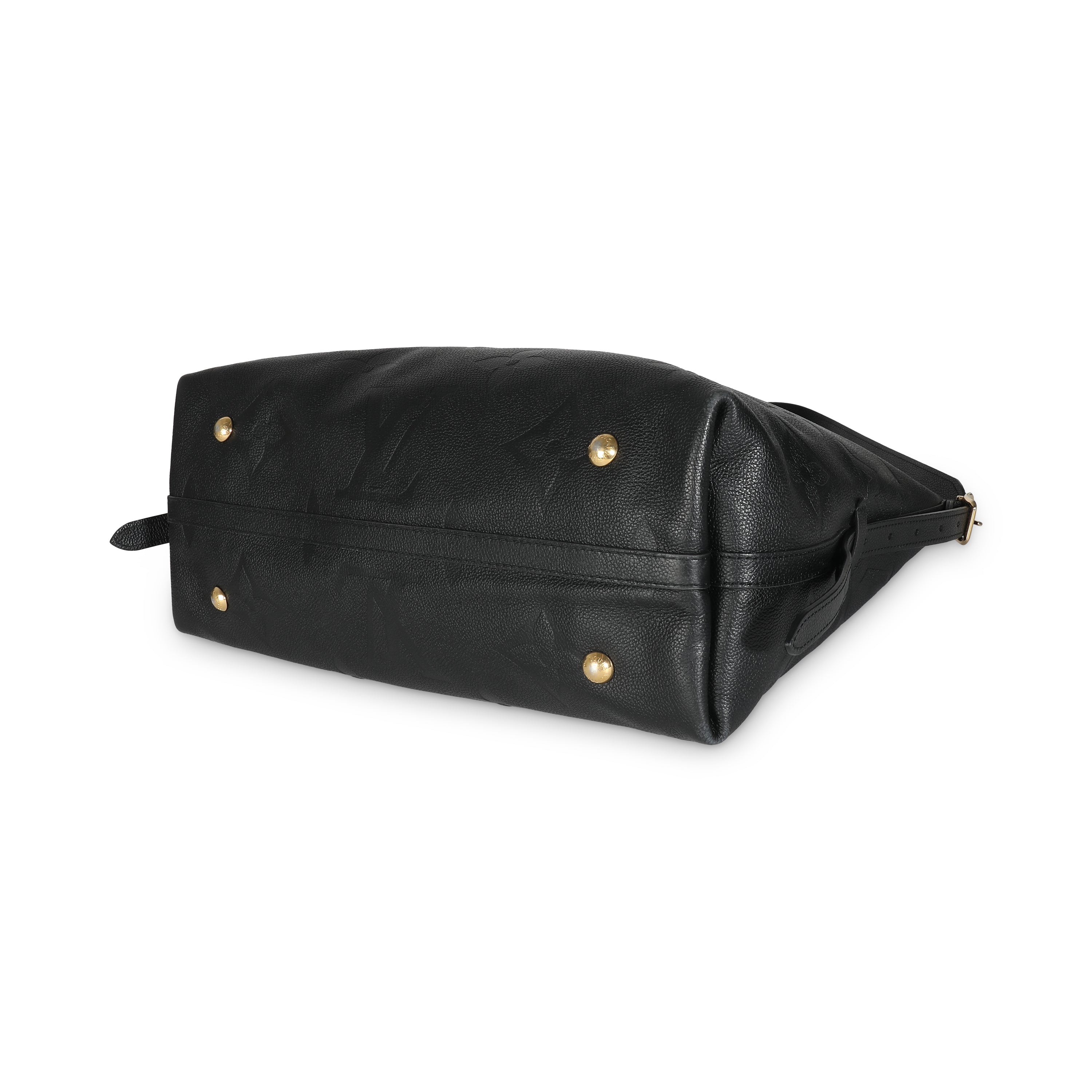 Louis Vuitton Black Giant Monogram Empreinte Carryall MM