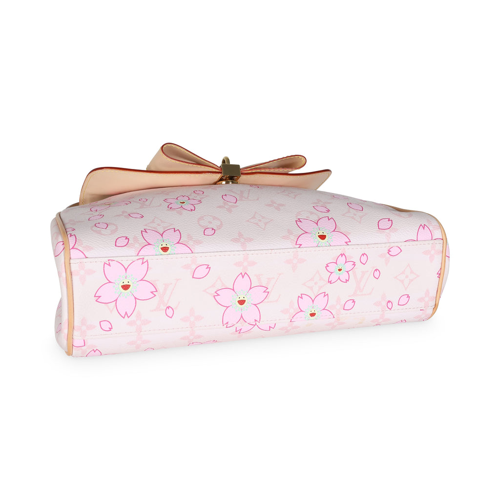Louis Vuitton Pink Cherry Blossom Monogram Canvas Sac Retro Bag