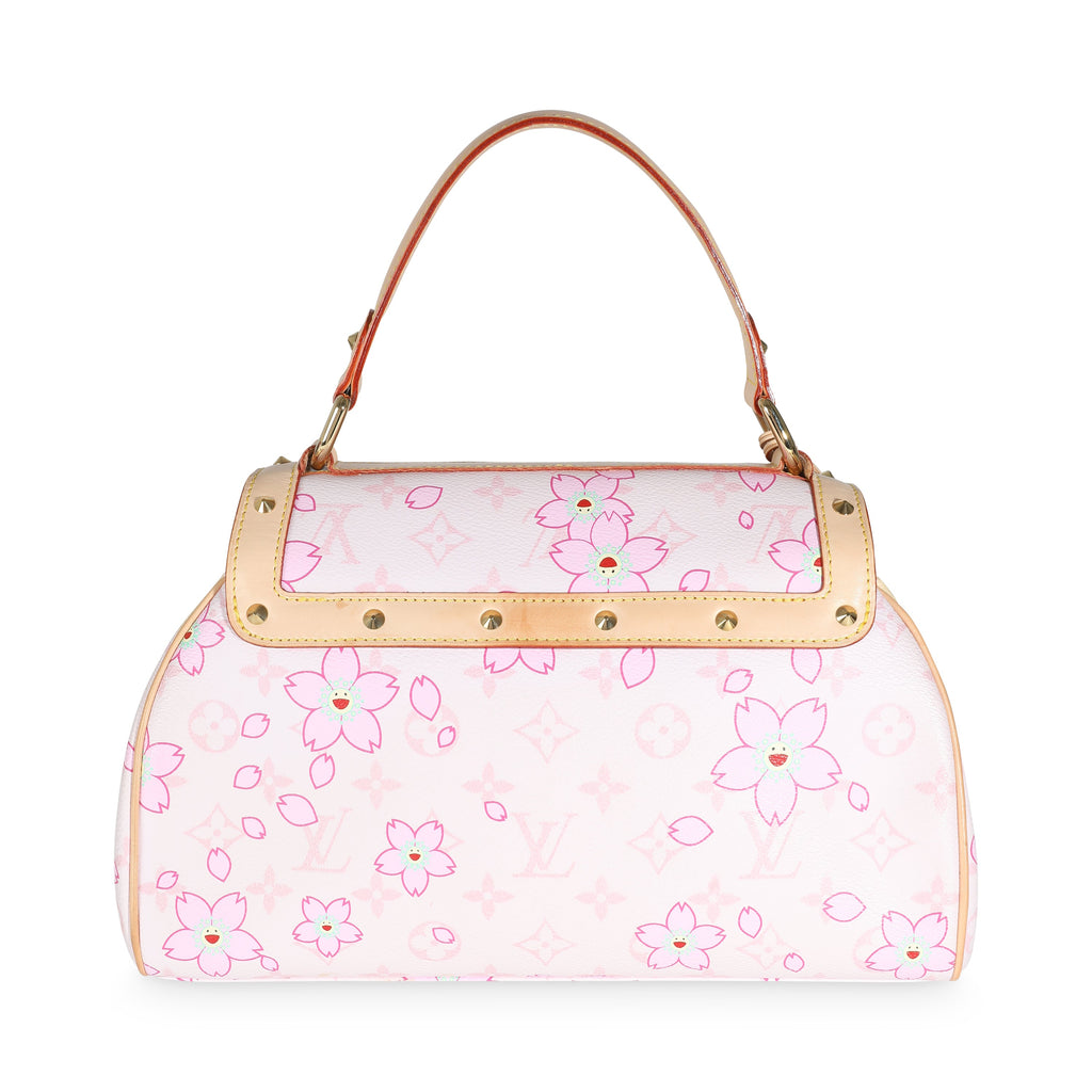 Louis Vuitton Pink Cherry Blossom Monogram Canvas Sac Retro Bag