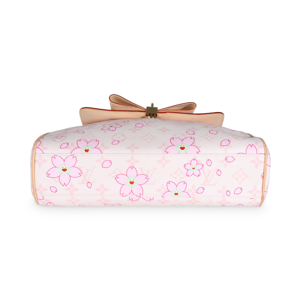 Louis Vuitton Pink Cherry Blossom Monogram Canvas Sac Retro Bag
