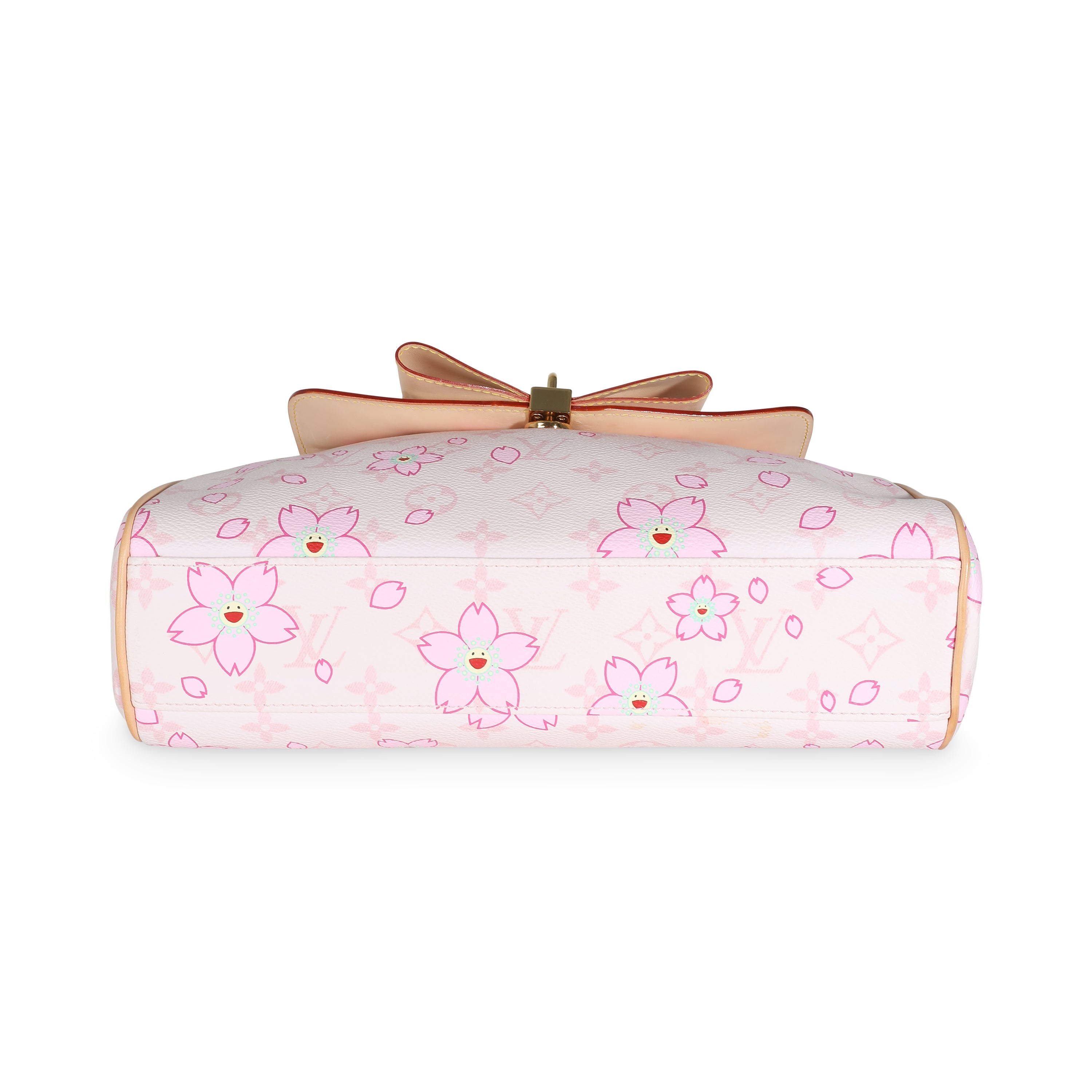 Louis Vuitton Pink Cherry Blossom Monogram Canvas Sac Retro Bag