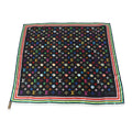Louis Vuitton Black Multicolor Silk Murakami Eye Love Scarf