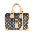 Louis Vuitton Black Multicolor Canvas Speedy 30