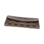 Louis Vuitton Damier Ebene Canvas Sarah Wallet