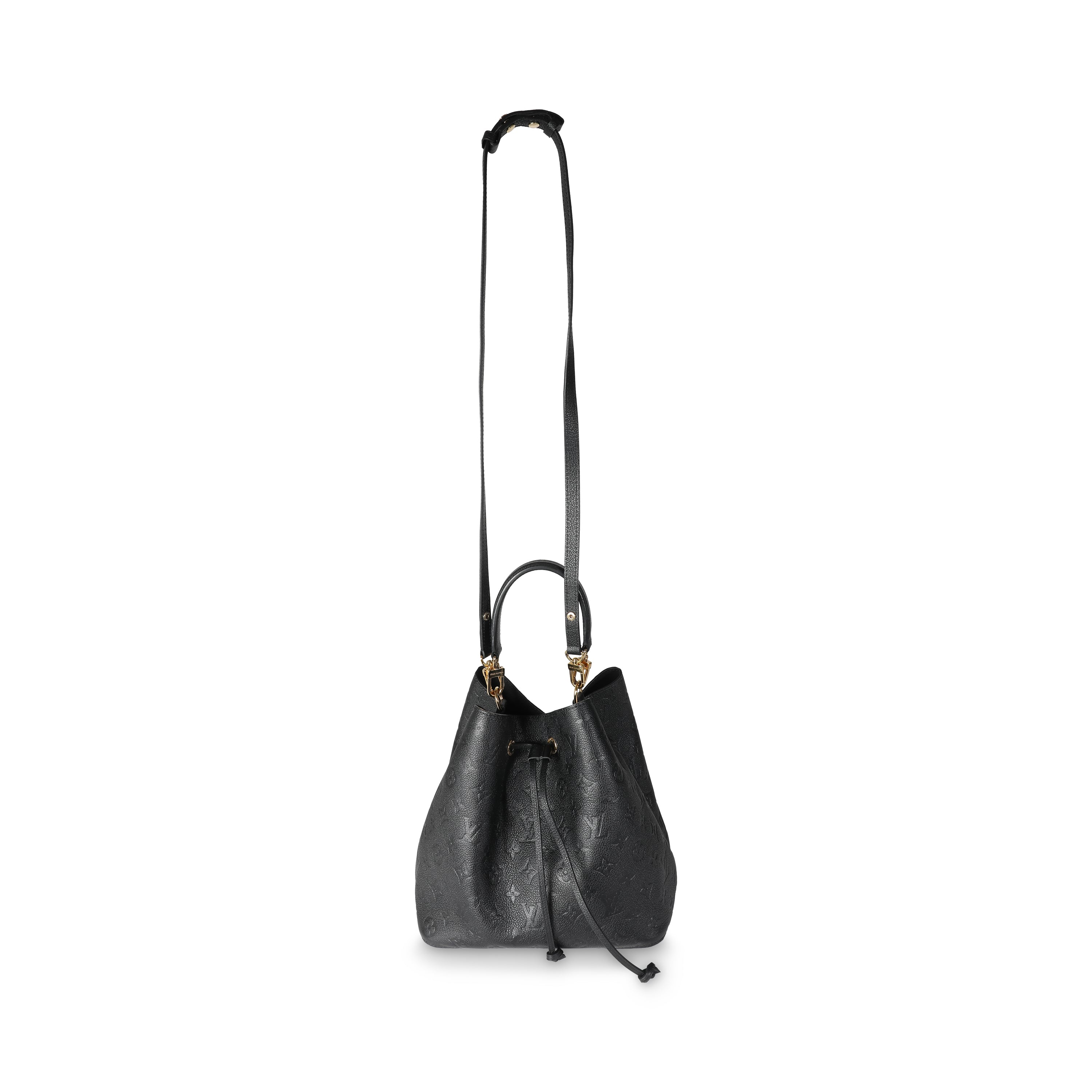 Louis Vuitton Black Monogram Empreinte Neonoe MM