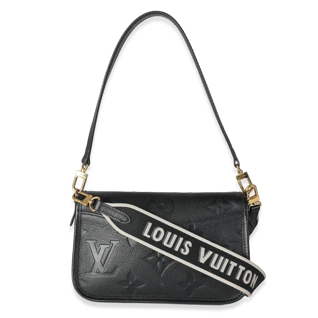 Louis Vuitton Black Monogram Empreinte Diane