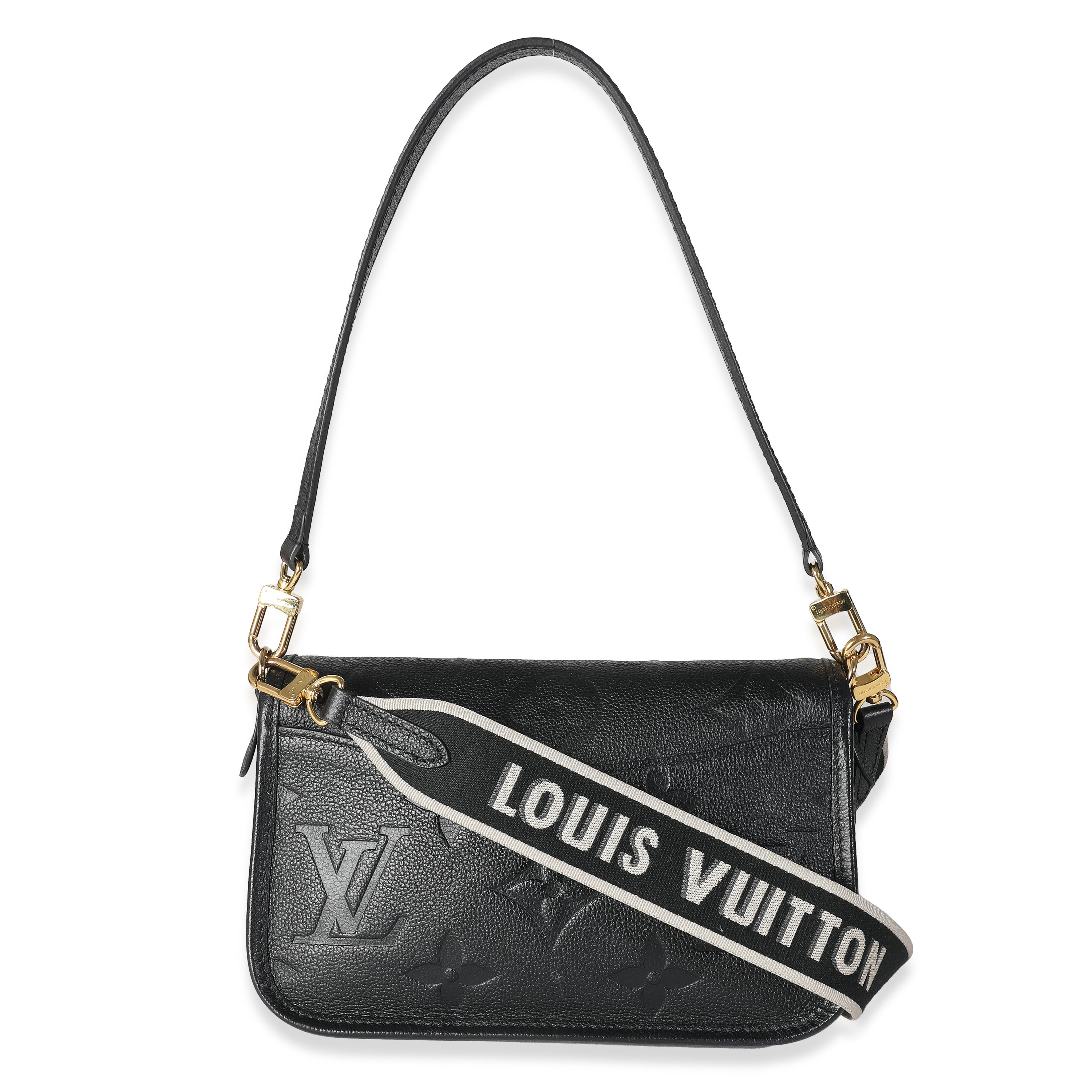 Louis Vuitton Black Monogram Empreinte Diane