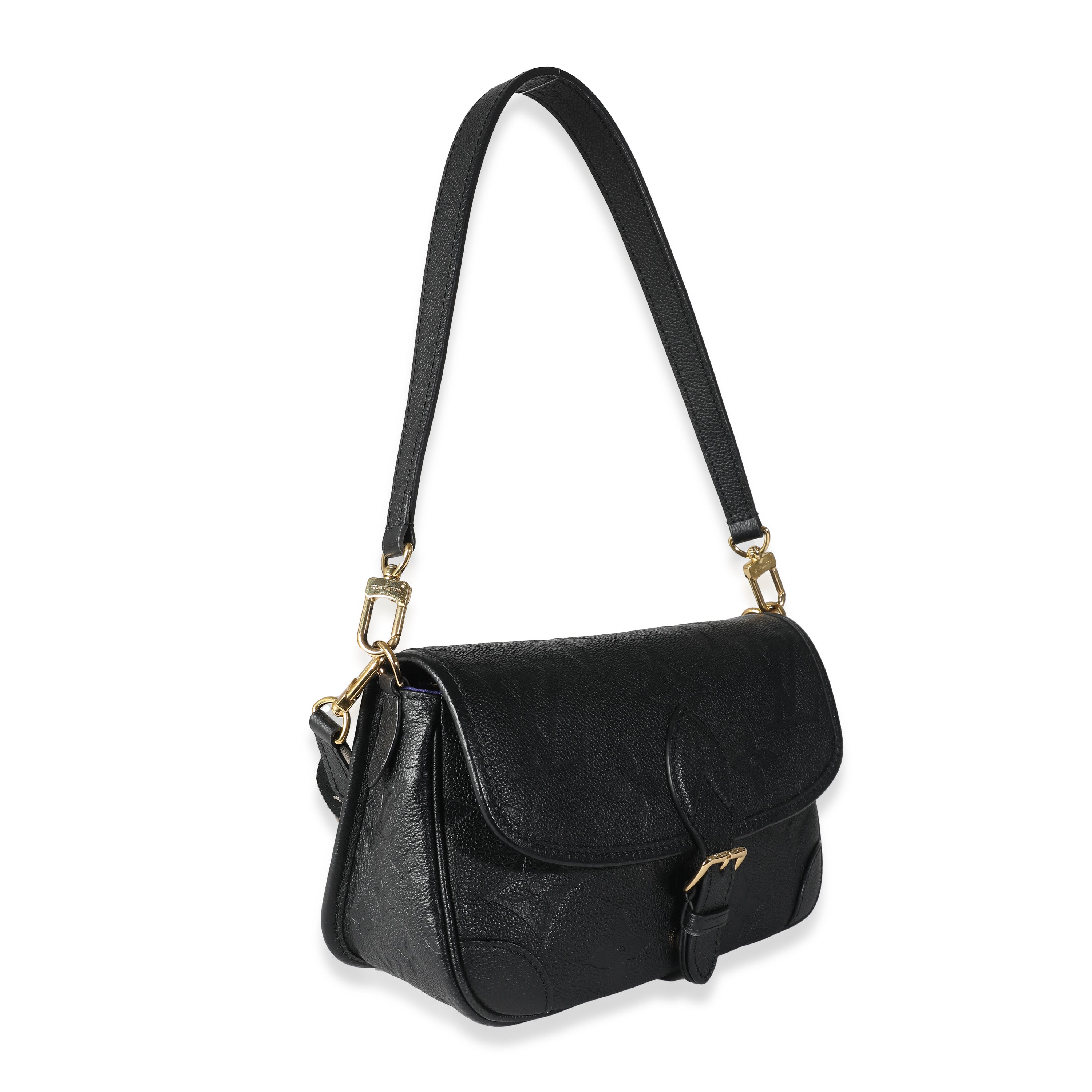 Louis Vuitton Black Monogram Empreinte Diane