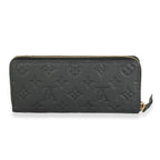 Louis Vuitton Black Monogram Empreinte Clemence Wallet