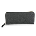 Louis Vuitton Black Monogram Empreinte Clemence Wallet