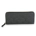 Louis Vuitton Black Monogram Empreinte Clemence Wallet