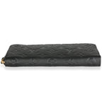 Louis Vuitton Black Monogram Empreinte Clemence Wallet
