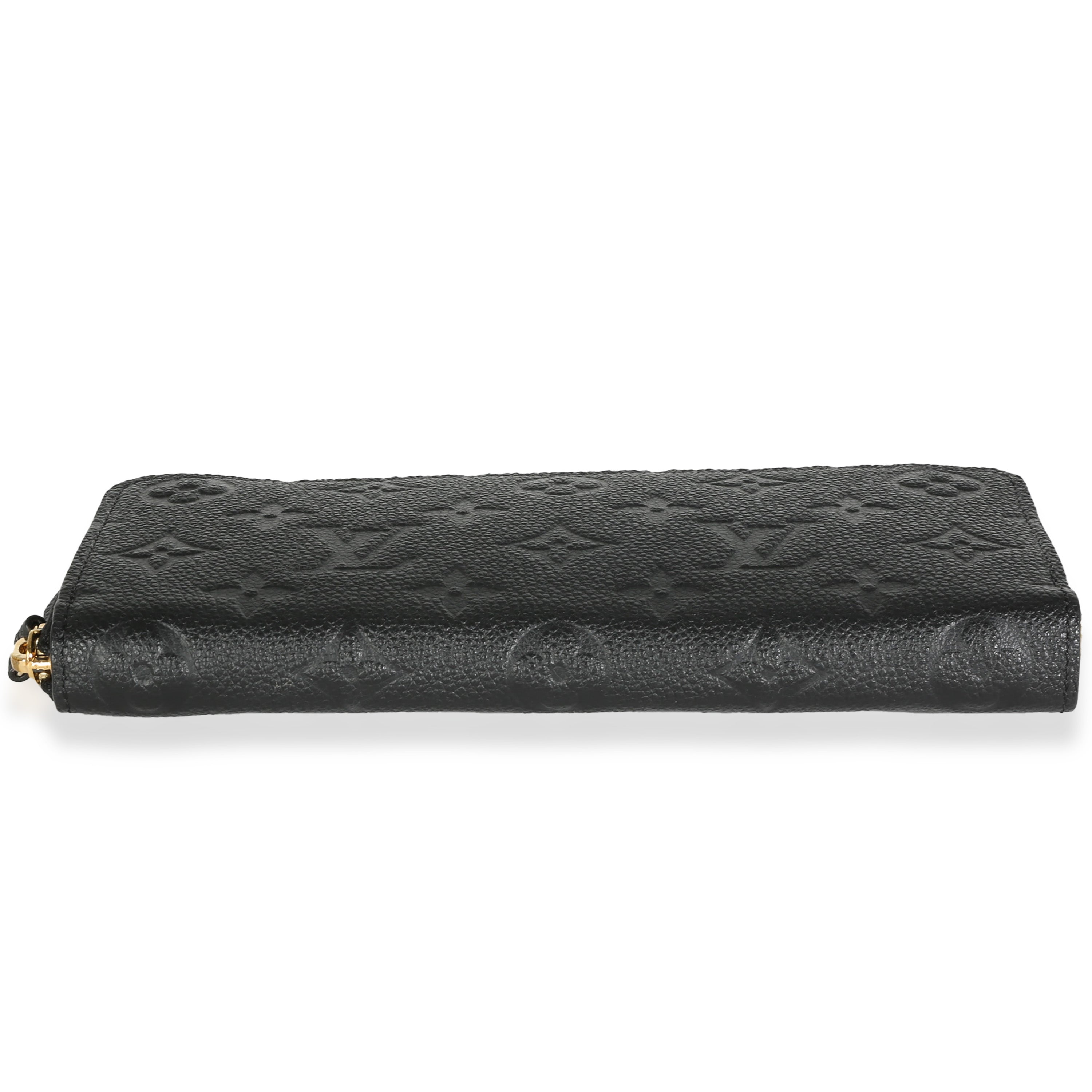 Louis Vuitton Black Monogram Empreinte Clemence Wallet
