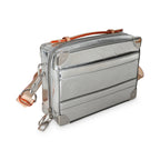 Louis Vuitton Silver Monogram Mirror Vinyl Handle Trunk