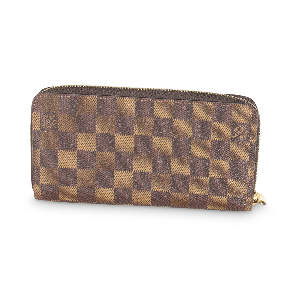 Louis Vuitton Damier Ebene Canvas Zippy Wallet