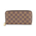 Louis Vuitton Damier Ebene Canvas Zippy Wallet