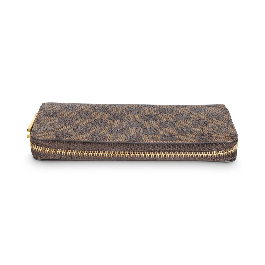 Louis Vuitton Damier Ebene Canvas Zippy Wallet