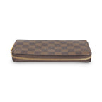 Louis Vuitton Damier Ebene Canvas Zippy Wallet