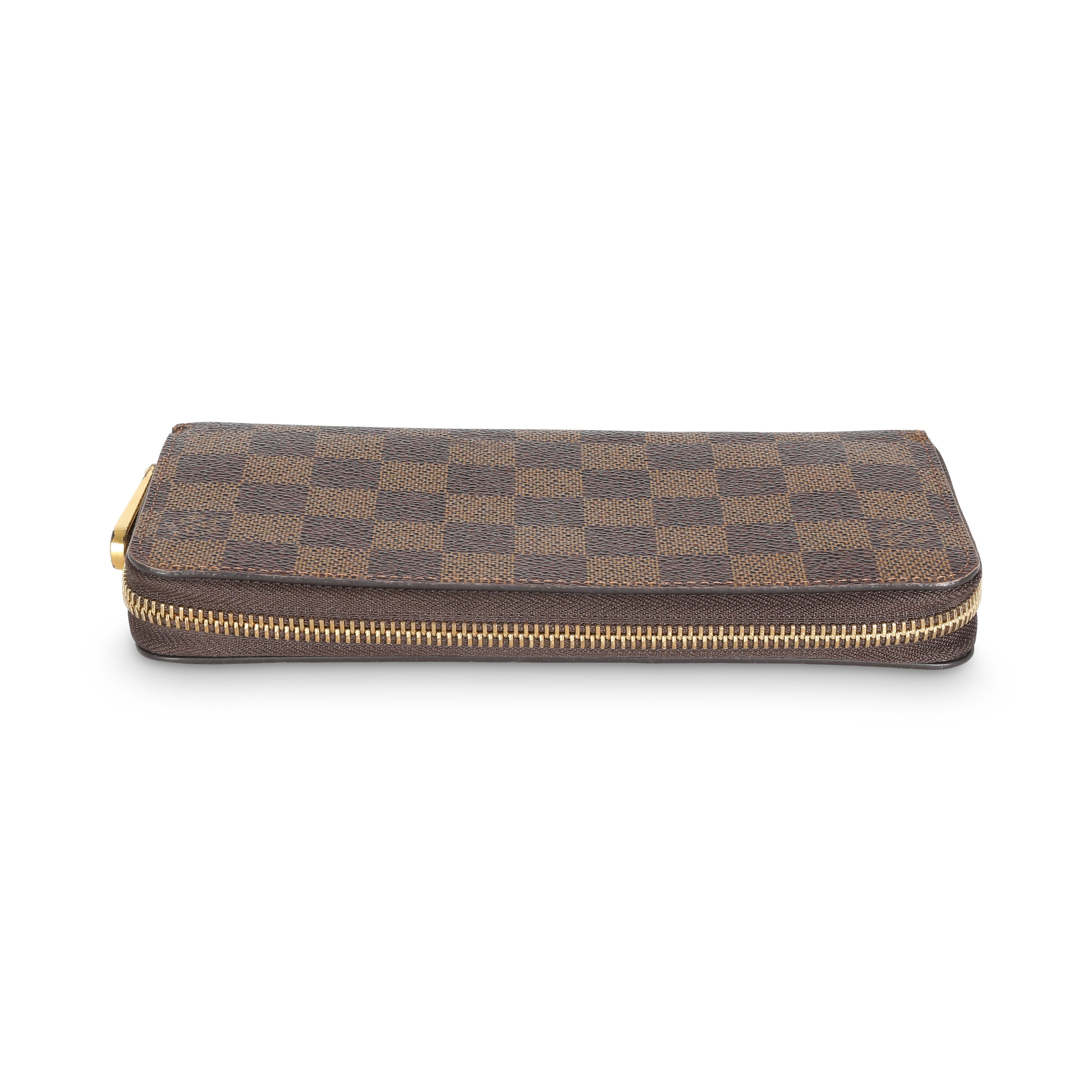 Louis Vuitton Damier Ebene Canvas Zippy Wallet