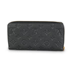 Louis Vuitton Black Monogram Empreinte Zippy Wallet