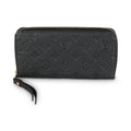 Louis Vuitton Black Monogram Empreinte Zippy Wallet