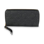 Louis Vuitton Black Monogram Empreinte Zippy Wallet