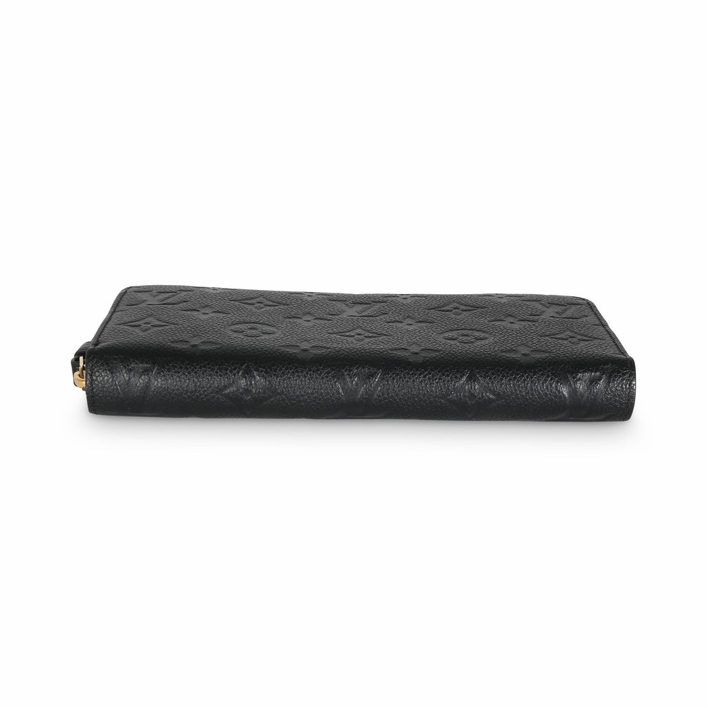 Louis Vuitton Black Monogram Empreinte Zippy Wallet