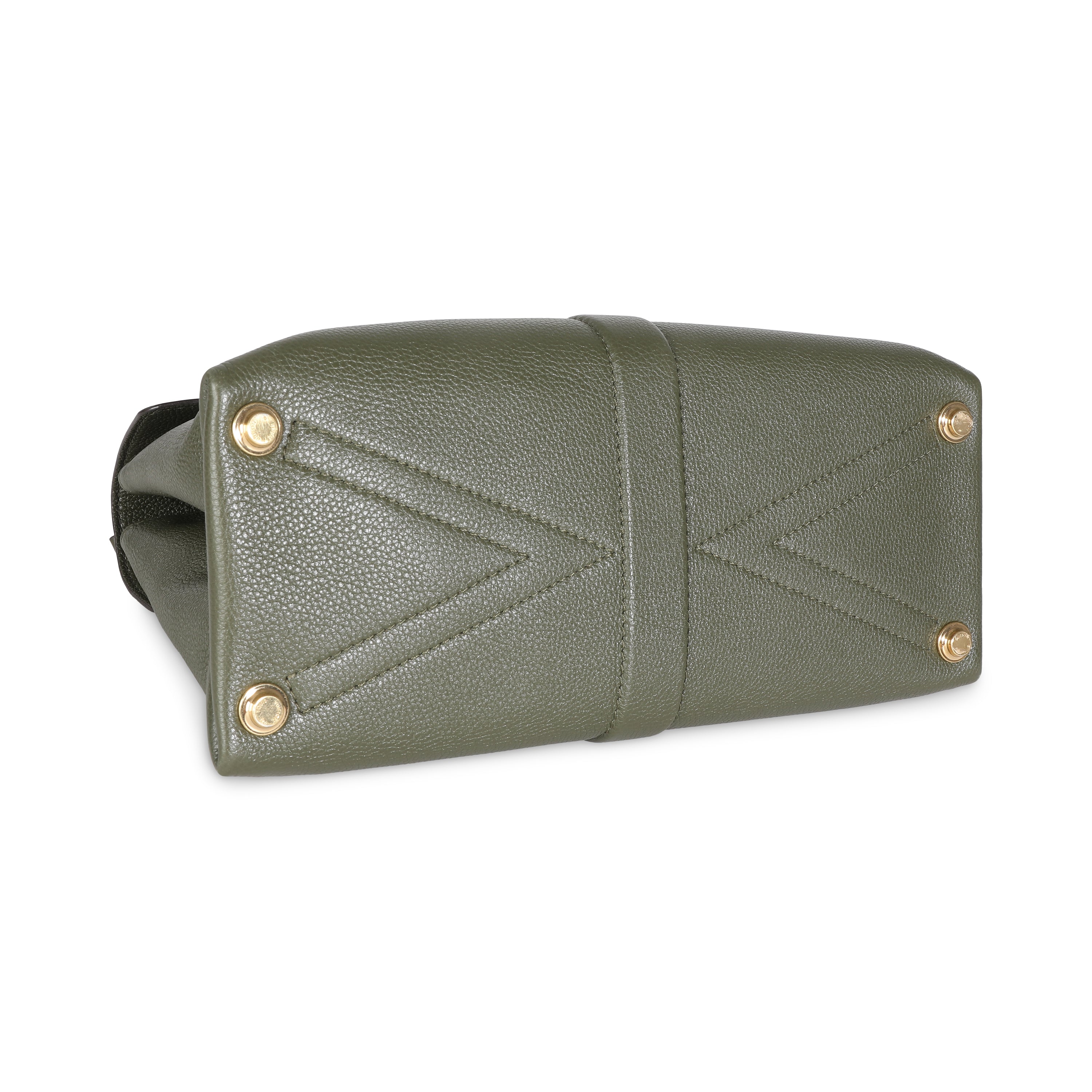 Louis Vuitton Khaki Grained Smooth Calfskin Rose Des Vents MM