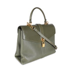 Louis Vuitton Khaki Grained Smooth Calfskin Rose Des Vents MM