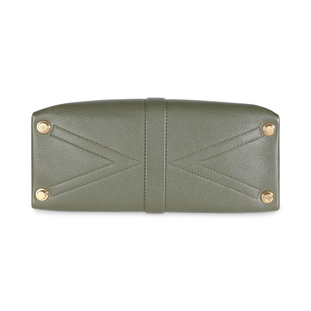 Louis Vuitton Khaki Grained Smooth Calfskin Rose Des Vents MM