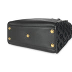 Louis Vuitton Black Calfskin Tufted Monogram On My Side