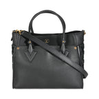 Louis Vuitton Black Calfskin Tufted Monogram On My Side