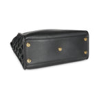 Louis Vuitton Black Calfskin Tufted Monogram On My Side