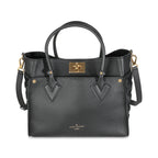 Louis Vuitton Black Calfskin Tufted Monogram On My Side