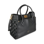 Louis Vuitton Black Calfskin Tufted Monogram On My Side