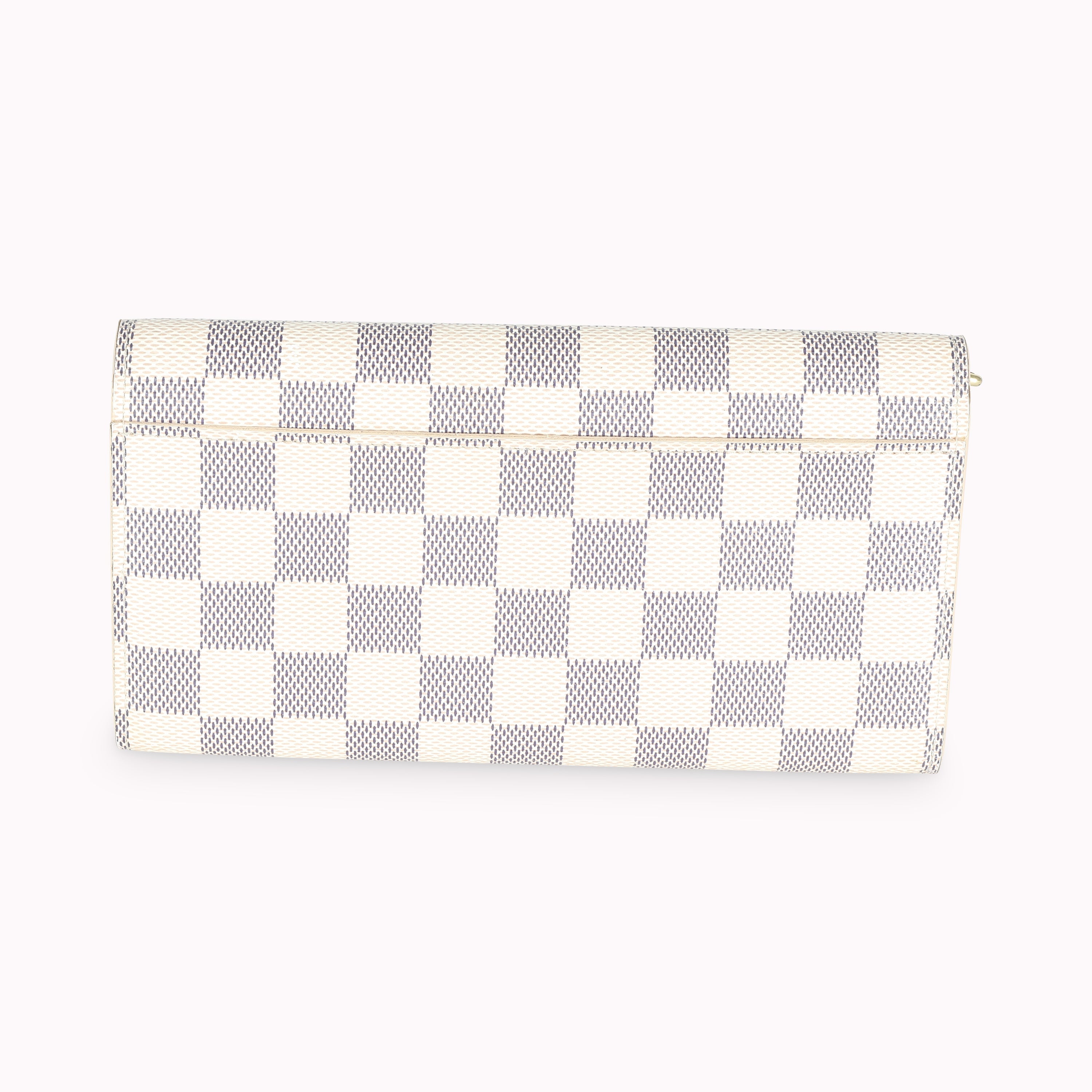 Louis Vuitton Damier Azur Canvas Sarah Wallet