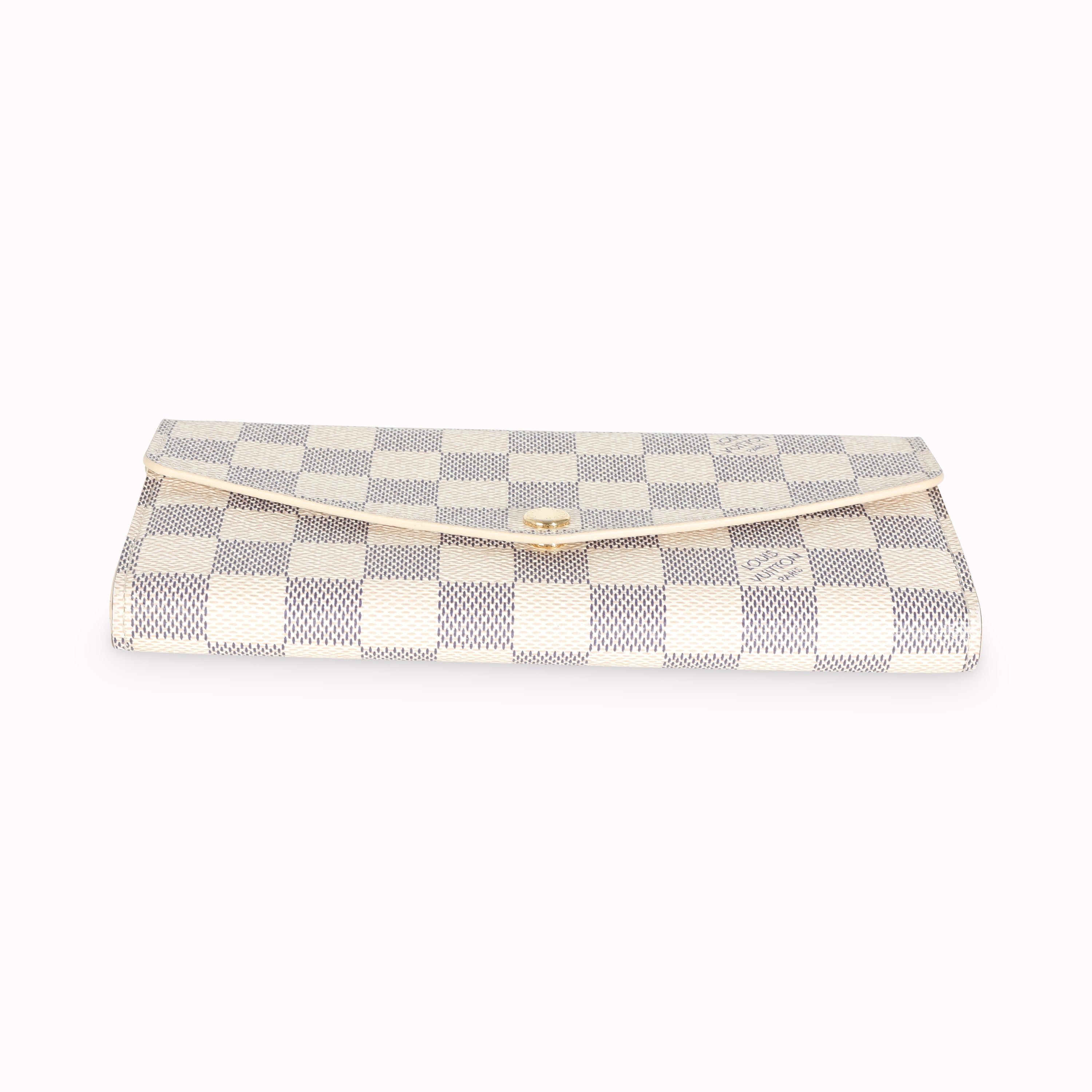 Louis Vuitton Damier Azur Canvas Sarah Wallet