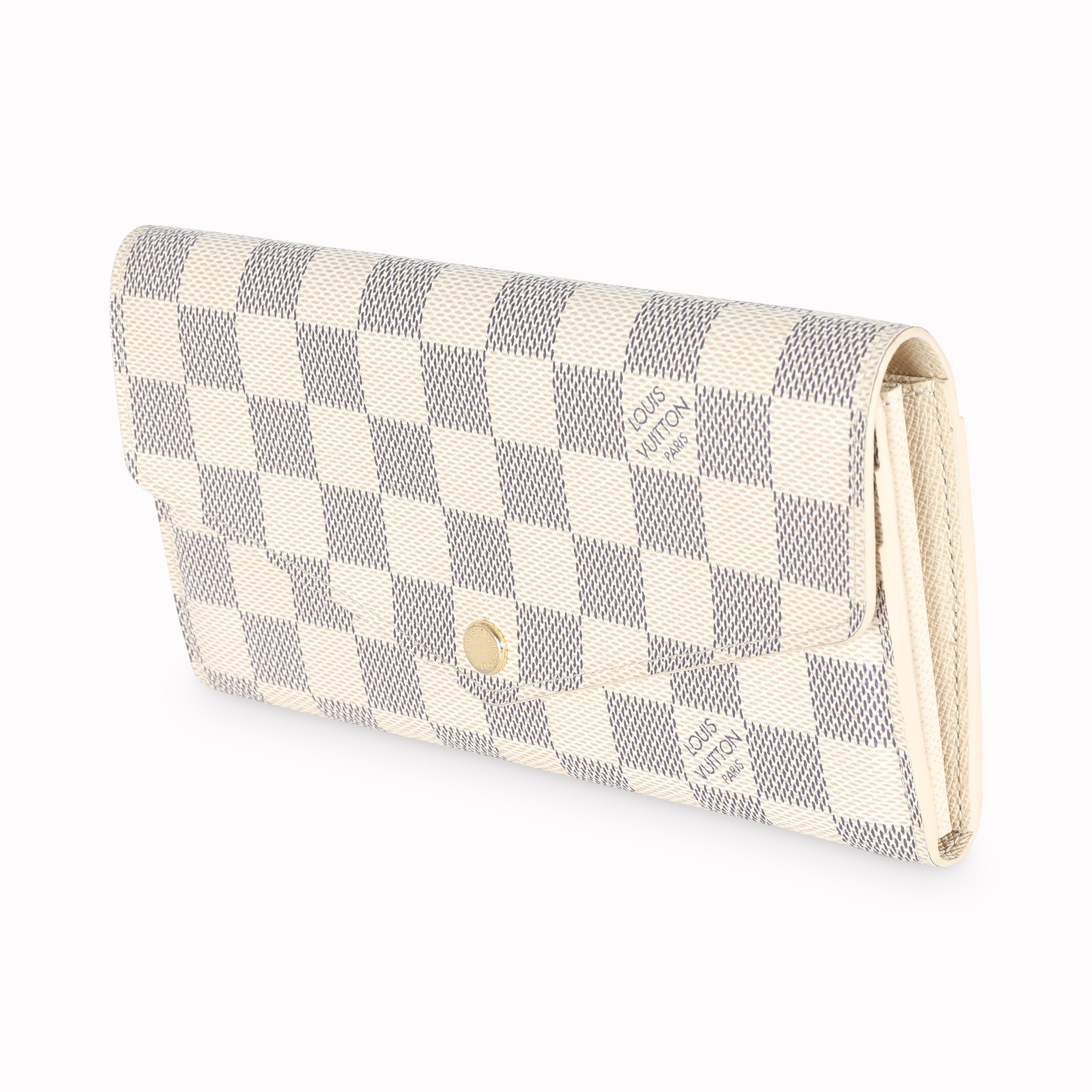 Louis Vuitton Damier Azur Canvas Sarah Wallet