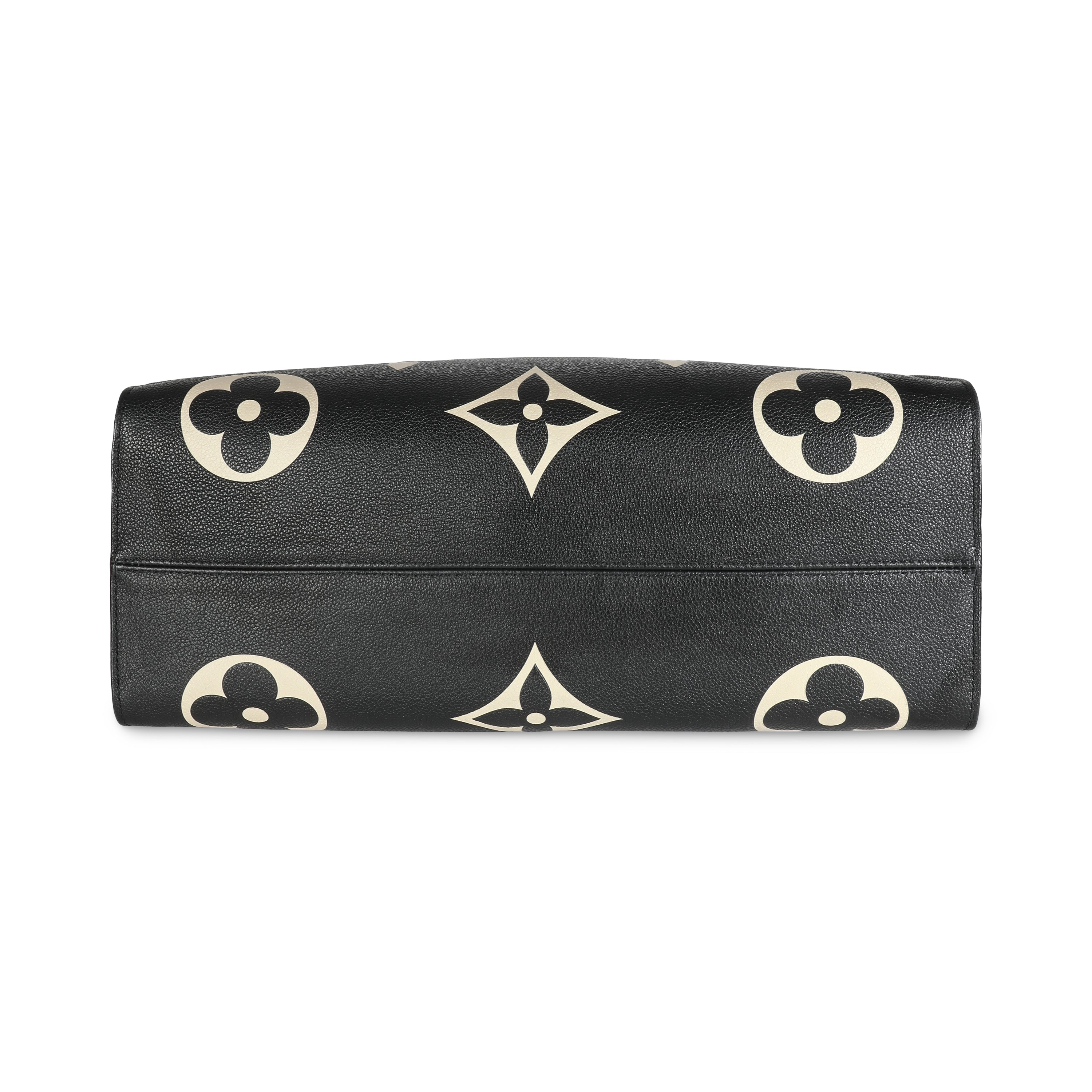 Louis Vuitton Beige Black Giant Empreinte Onthego GM