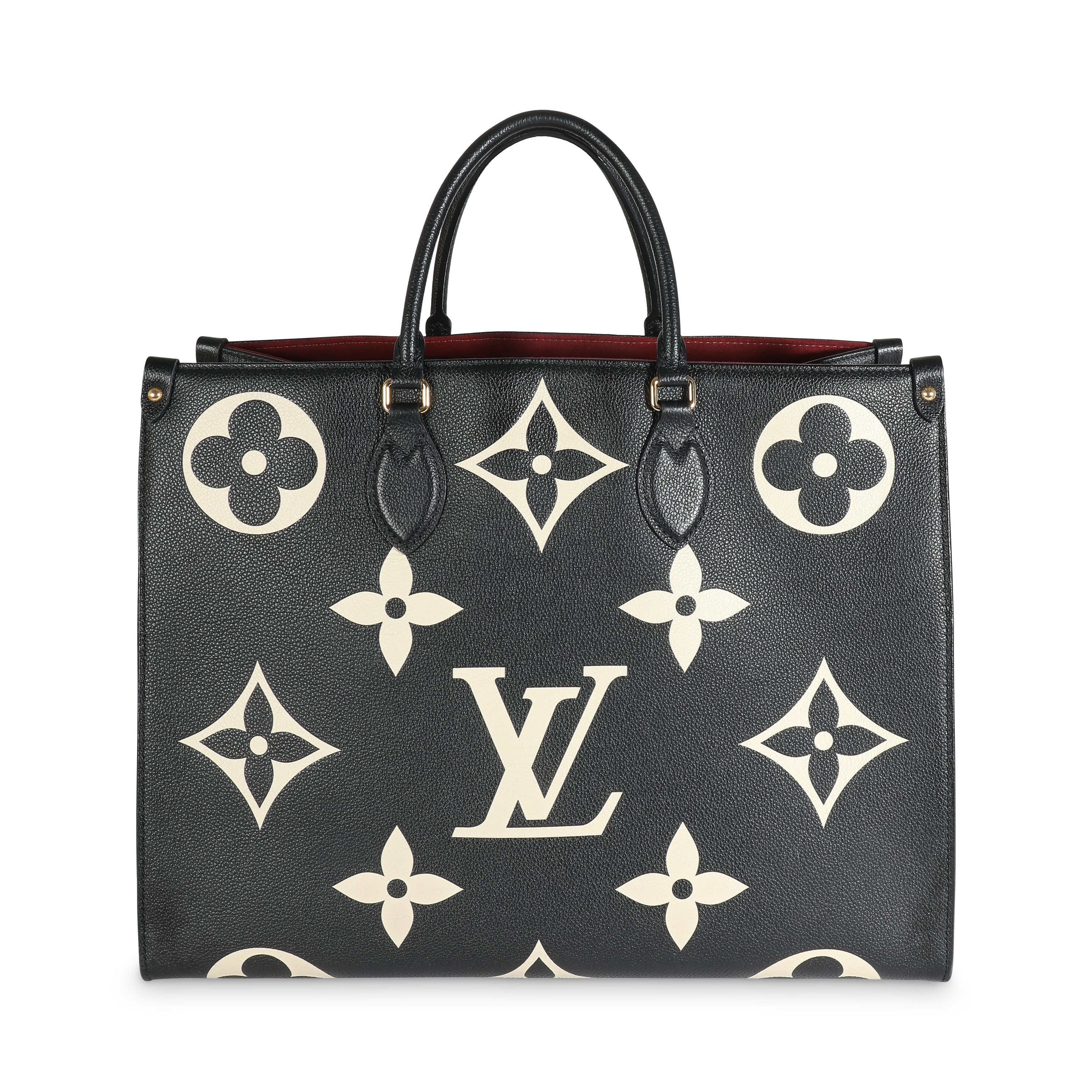 Louis Vuitton Beige Black Giant Empreinte Onthego GM