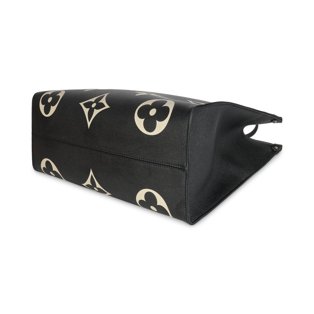 Louis Vuitton Beige Black Giant Empreinte Onthego GM
