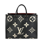 Louis Vuitton Beige Black Giant Empreinte Onthego GM