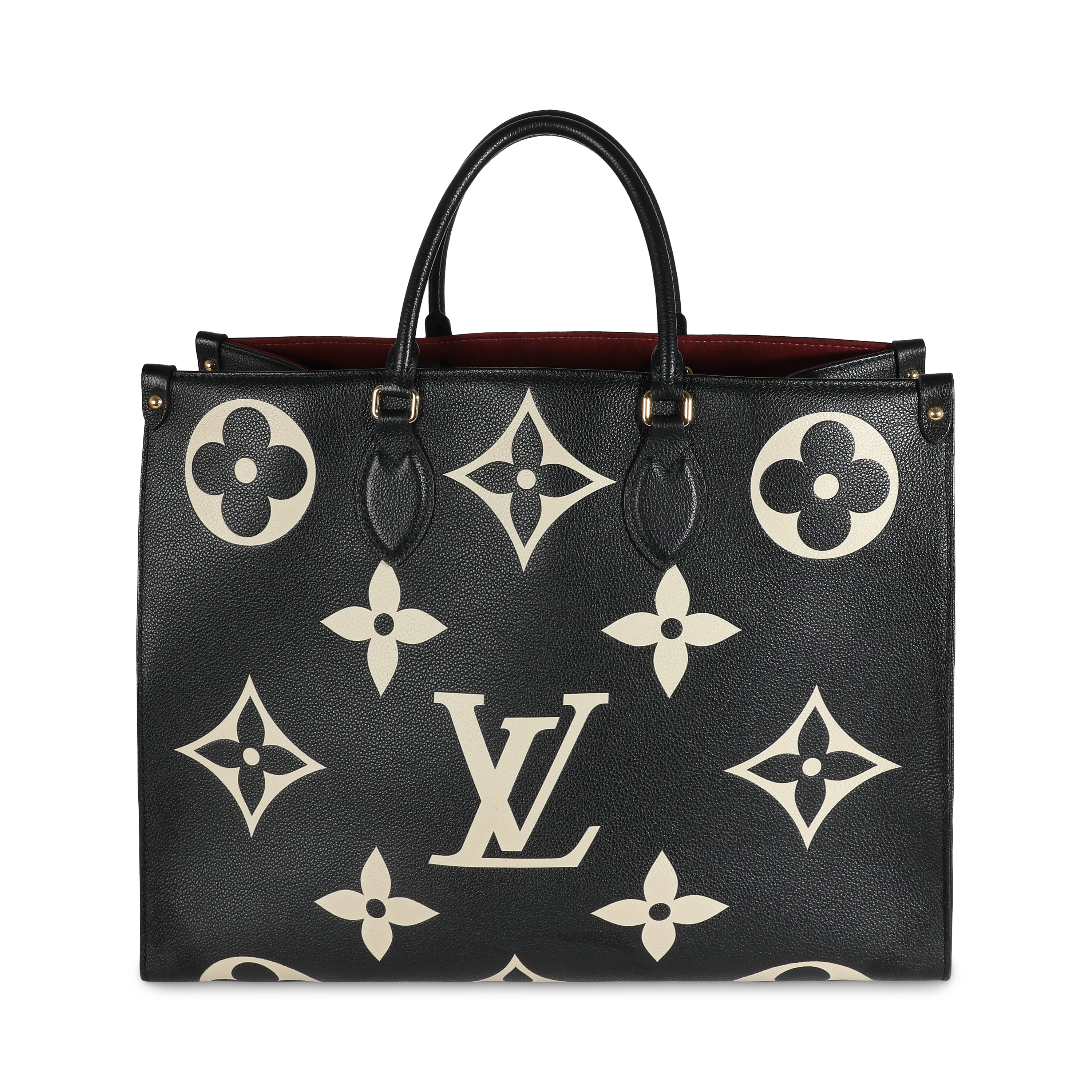 Louis Vuitton Beige Black Giant Empreinte Onthego GM