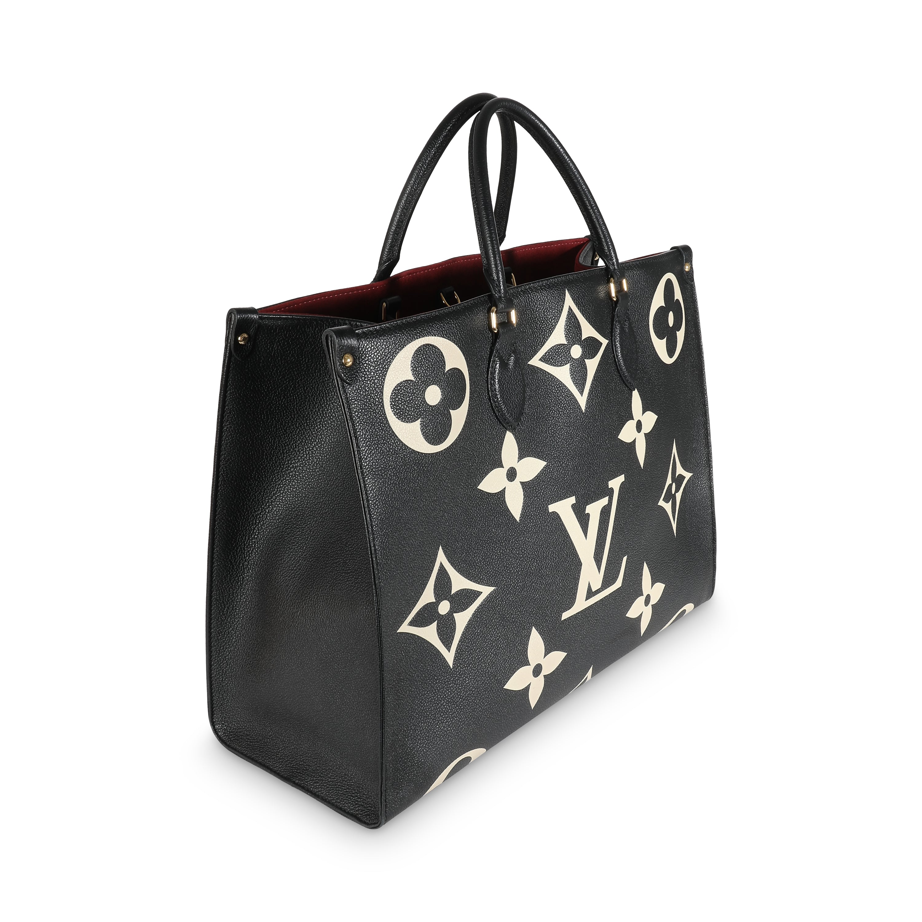 Louis Vuitton Beige Black Giant Empreinte Onthego GM