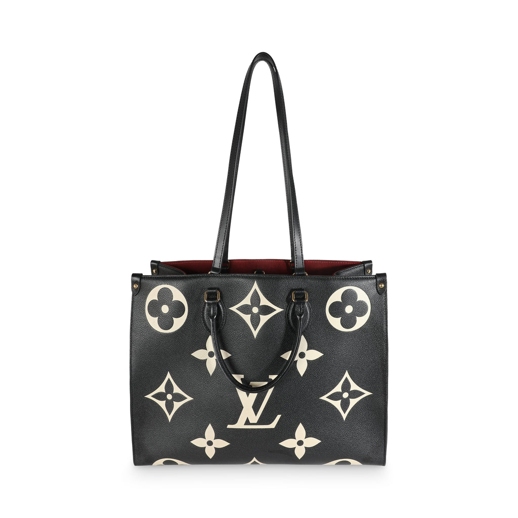 Louis Vuitton Beige Black Giant Empreinte Onthego GM