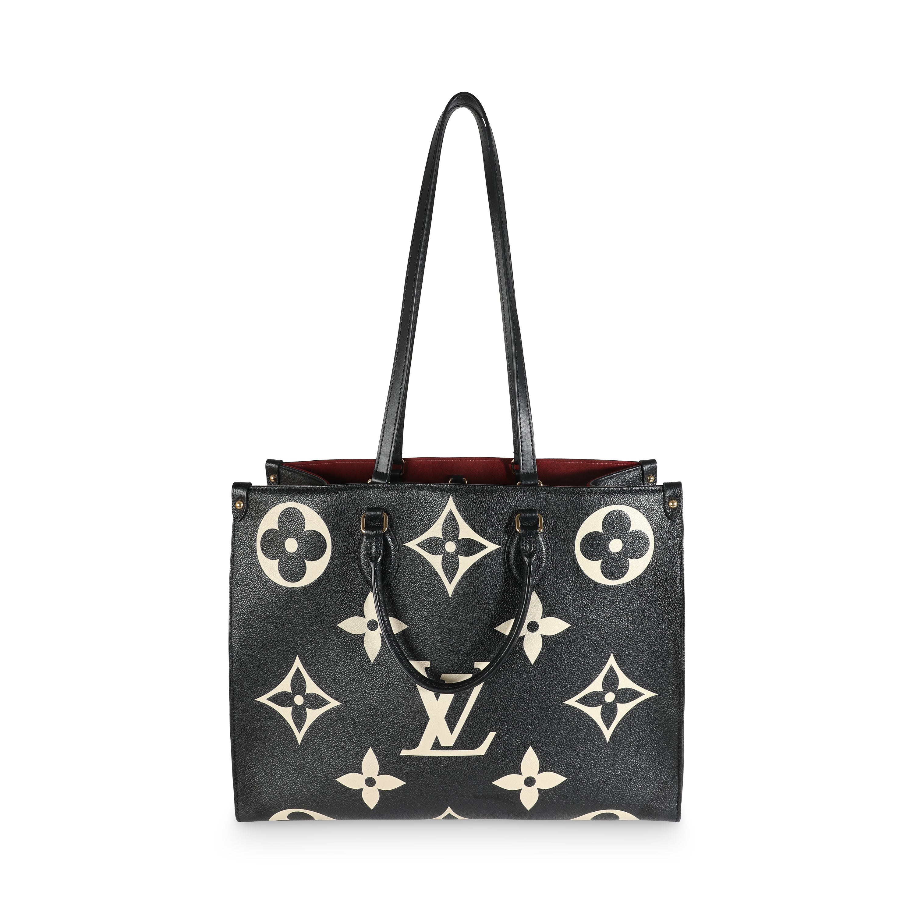 Louis Vuitton Beige Black Giant Empreinte Onthego GM