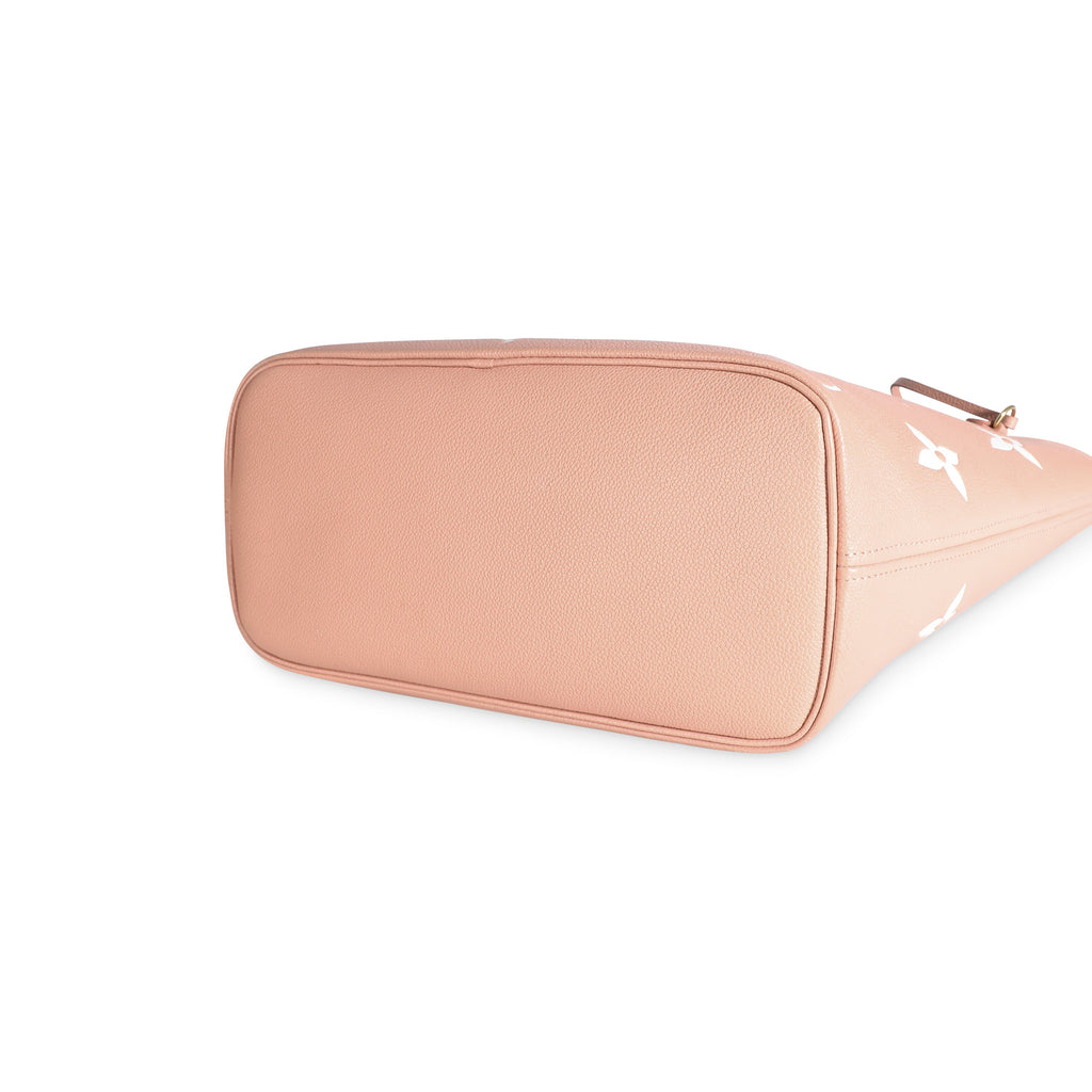 Louis Vuitton Trianon Pink Cream Empreinte Monogram Giant Neverfull MM